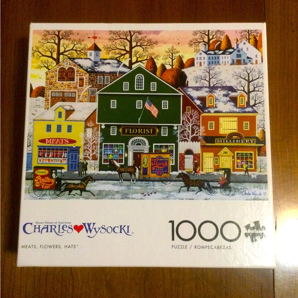 🧩 Charles Wysocki Meats, Flowers, Hats Puzzle COMPLETE